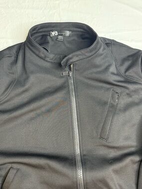 Y-3 Yohji Yamamoto Jacket Mens XL Black Full Zip Adidas Techwear Minimalist